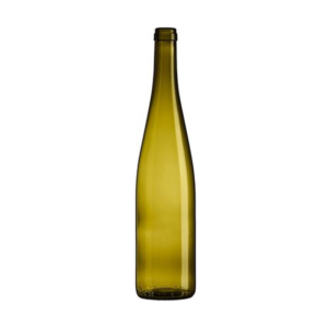 butelka reńska na wino - jasna oliwkowa 750 ml Flute Evolution - na korek