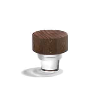 VINOLOK woody dark brown 21,5 - szklane korki do butelek