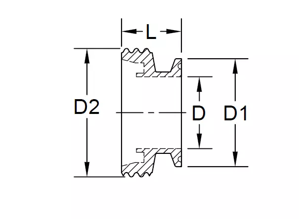 Adapter DIN 11851 - TriClamp DN25/1" Adapter DIN 11851 - TriClamp DN25/1"
