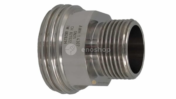 Adapter DN25 DIN 11851 na gwint zewnętrzny BSP 1" (1 cal)