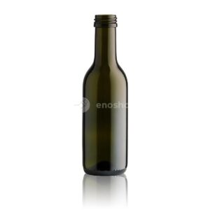 butelka na wino BORDEAUX SMART 187,5 ml ciemna - na zakrętkę
