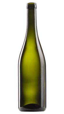 butelka na wino BURGUNDER ALTA 750 ml ciemna oliwka - na korek butelka na wino BURGUNDER ALTA 750 ml ciemna oliwka - na korek