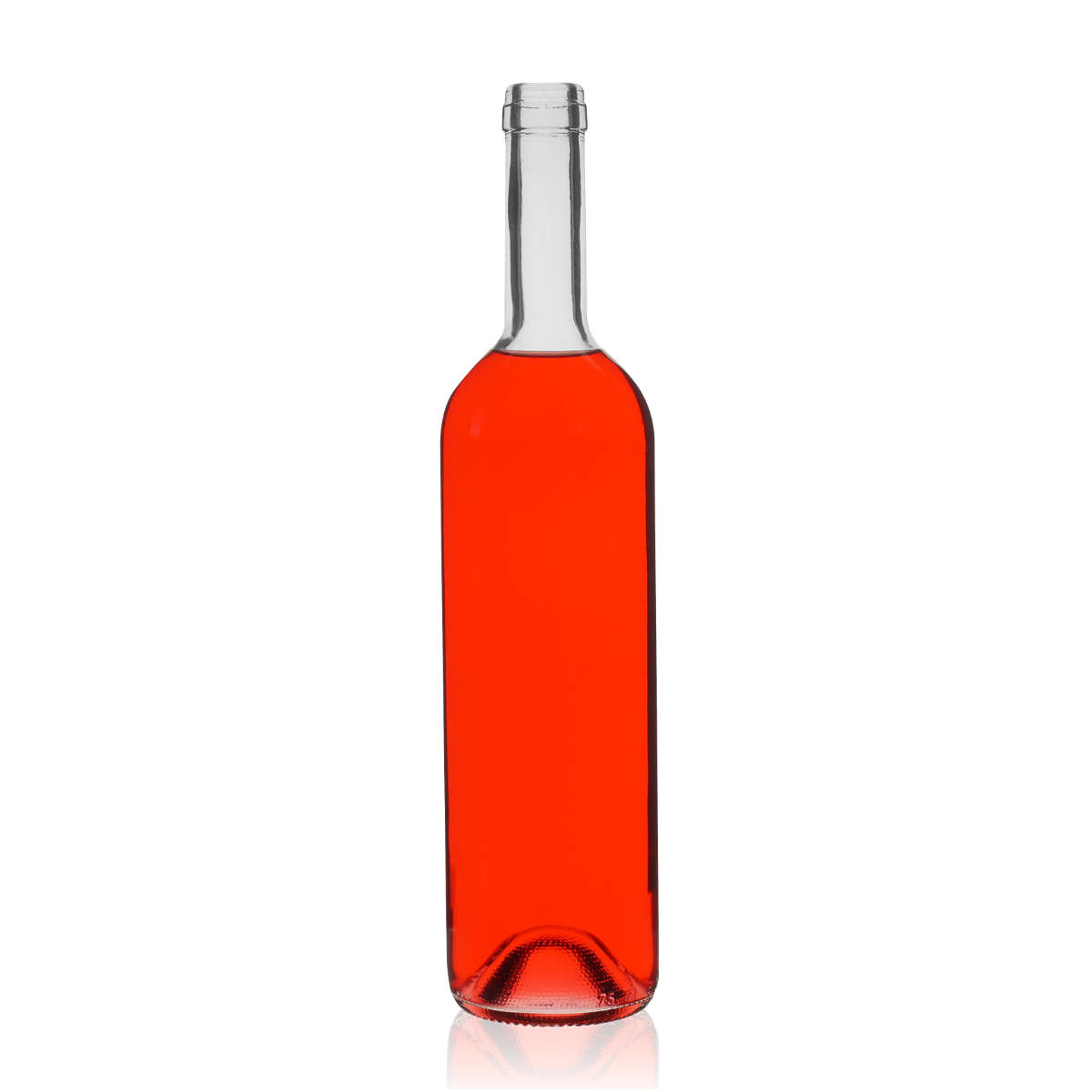 butelka na wino BORDOLESE EUROPEA LIGHT 750 ml bezbarwna - na korek