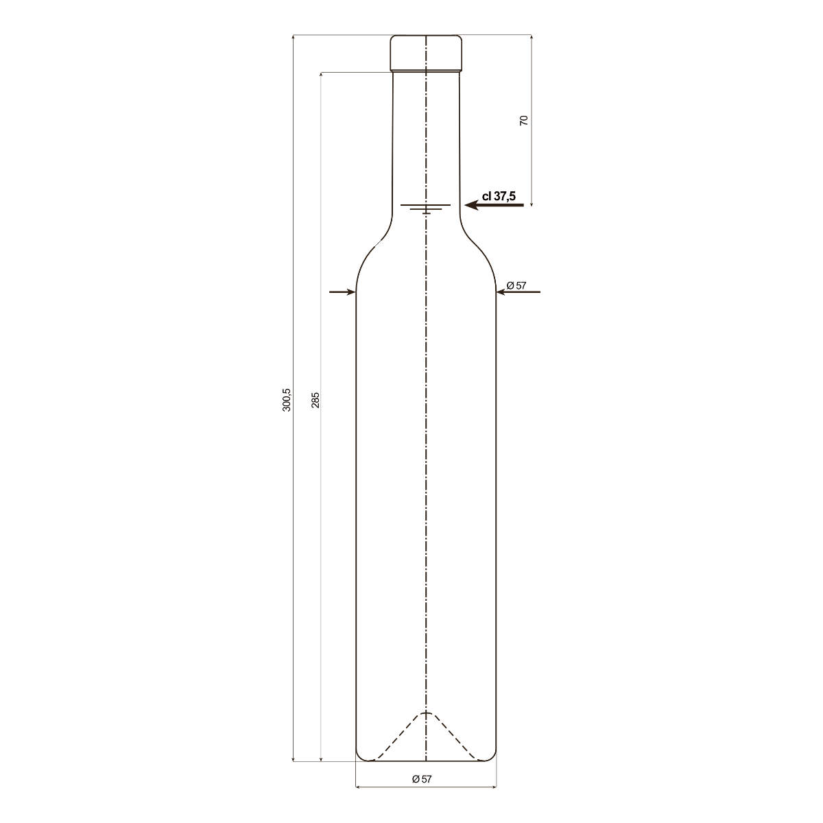 Butelka BORDEAUX Ice Wine 375 ml Butelka BORDEAUX Ice Wine 375 ml