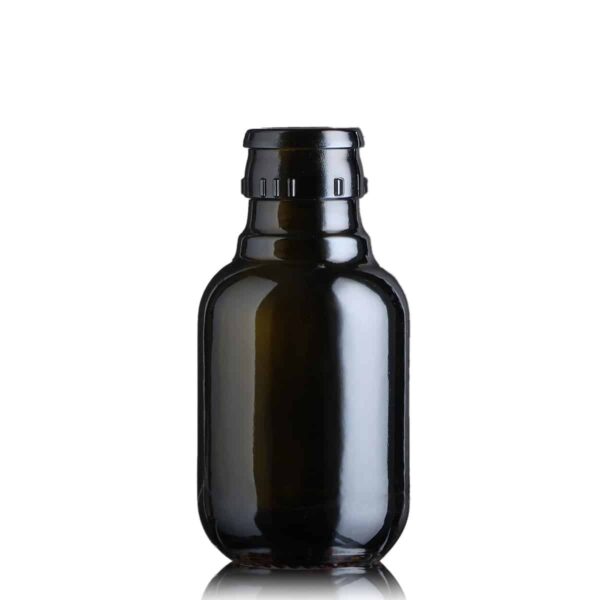 piękna butelka na olej i oliwę BIOLIO TOP 100 ml - ciemna
