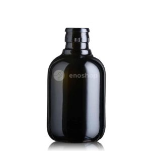 piękna butelka na olej i oliwę BIOLIO  TOP 250 ml - ciemna