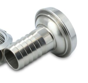 Końcówka stożkowa DN40 DIN 11851 do węża 25 mm – króciec krótki