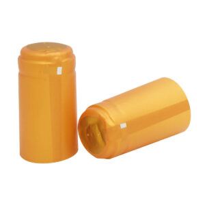 Kapturki termokurczliwe 30,5x60 mm ZŁOTY SŁONECZNY - ze zrywką Kapturki termokurczliwe 30,5x60 mm ZŁOTY SŁONECZNY - ze zrywką