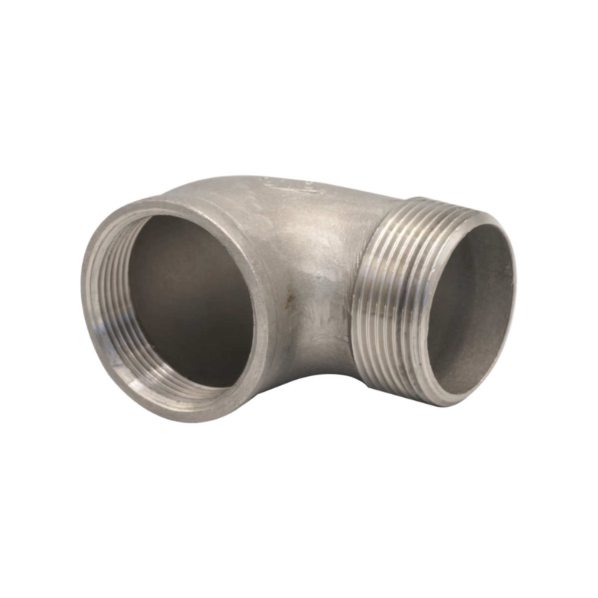 Kolano nyplowe 1.1/2" (1 1/2 cala) (siódemka) - stal nierdzewna kwasoodporna Kolano nyplowe 1.1/2" (1 1/2 cala) (siódemka) - stal nierdzewna kwasoodporna