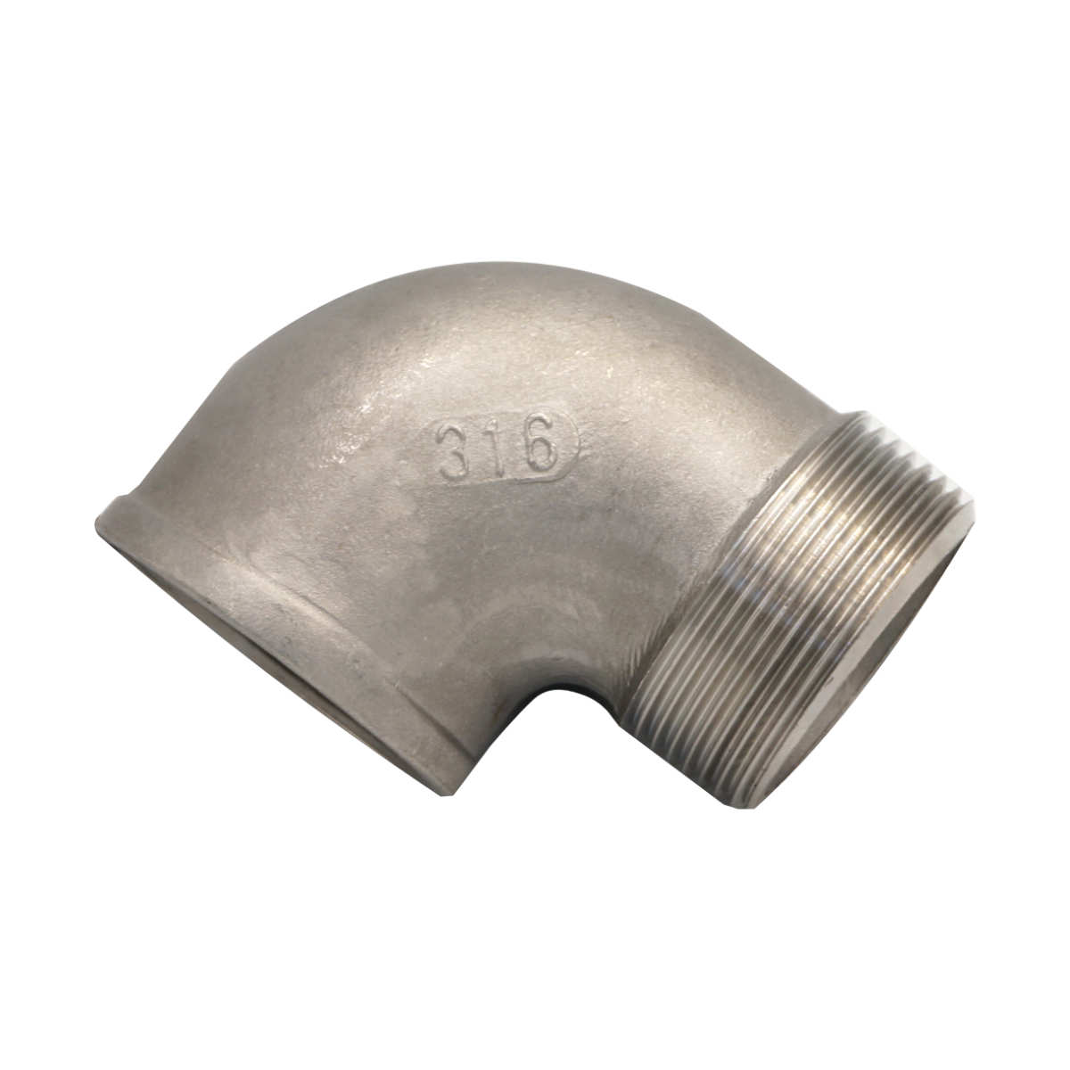 Kolano nyplowe 1.1/2" (1 1/2 cala) (siódemka) - stal nierdzewna kwasoodporna Kolano nyplowe 1.1/2" (1 1/2 cala) (siódemka) - stal nierdzewna kwasoodporna