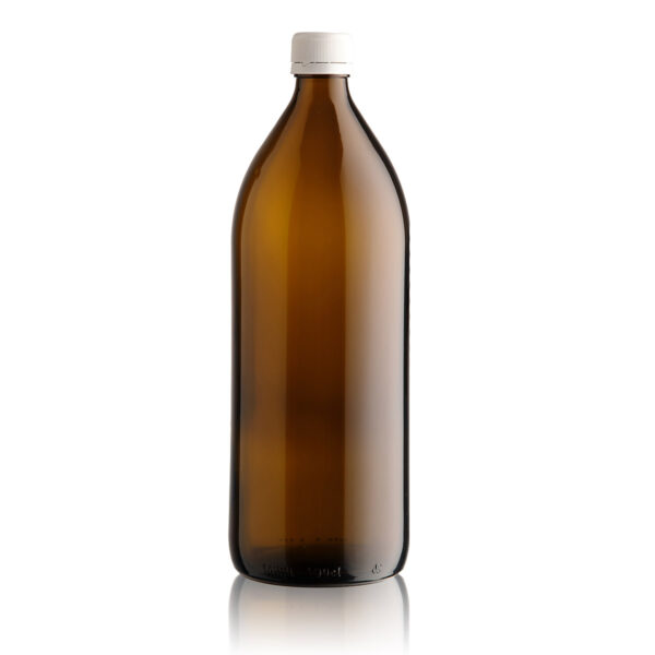 butelka apteczna LEKOVKA 1000 ml - brązowa