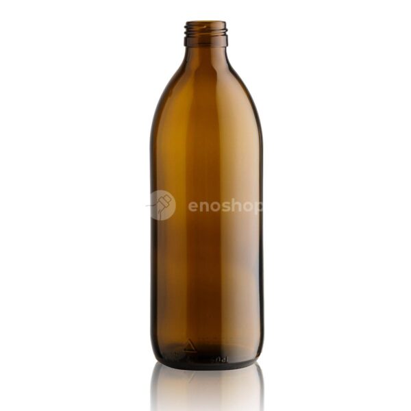 butelka apteczna LEKOVKA 500 ml - brązowa