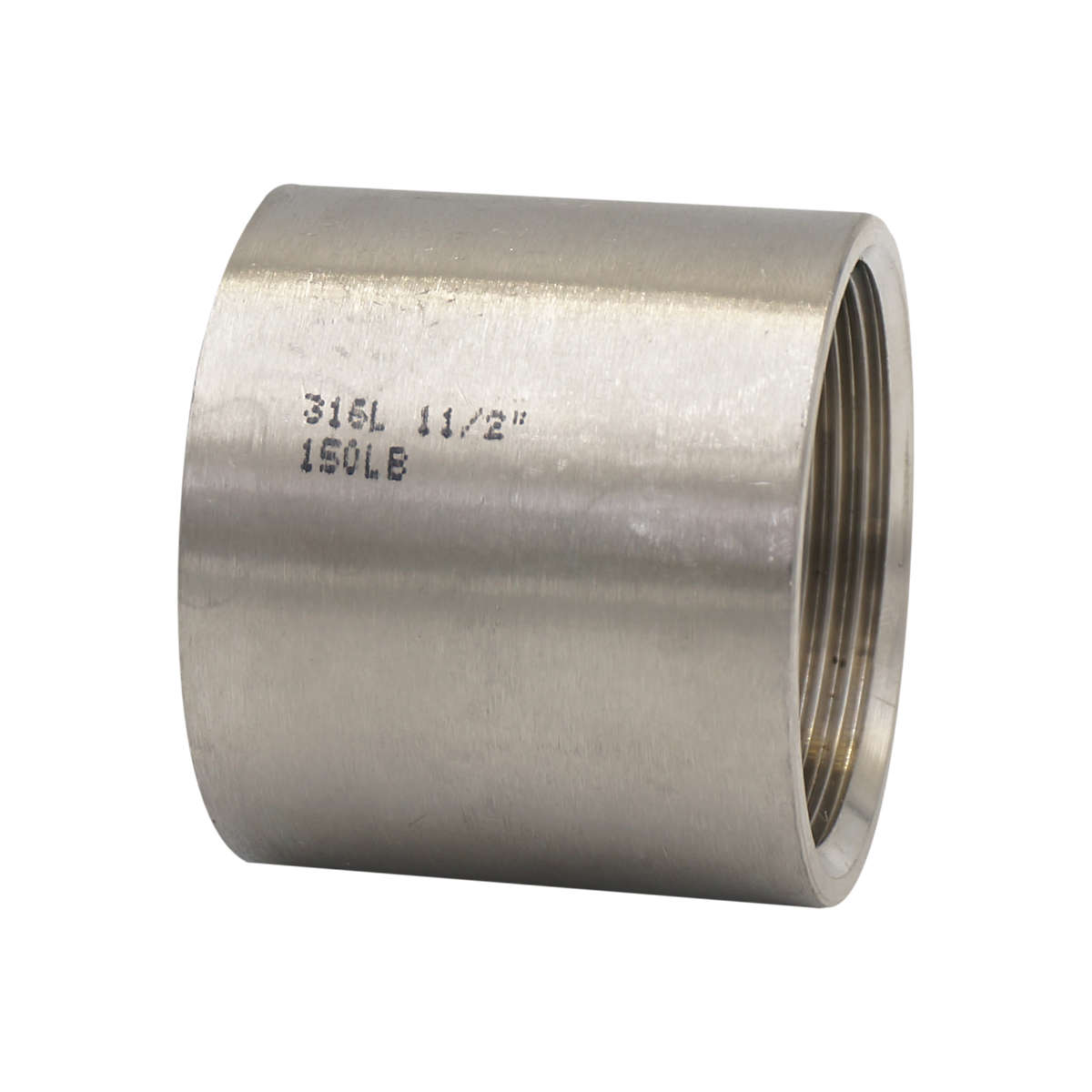 Mufa 1 1/2" (1.1/2 cala) - stal nierdzewna kwasoodporna Mufa 1 1/2" (1.1/2 cala) - stal nierdzewna kwasoodporna