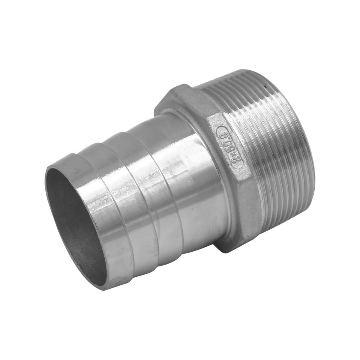 Nypel do węża 2" x 50 mm - AISI 316 Nypel do węża 2" x 50 mm - AISI 316