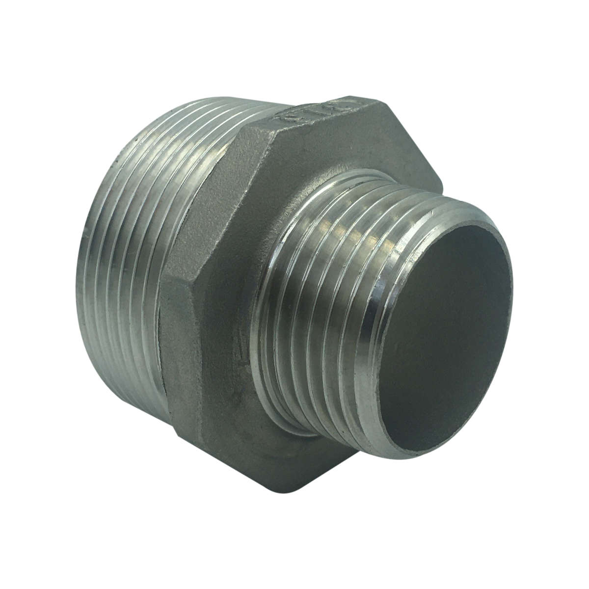 Nypel redukcyjny 1 1/2” x 1" – stal nierdzewna kwasoodporna Nypel redukcyjny 1 1/2” x 1" – stal nierdzewna kwasoodporna