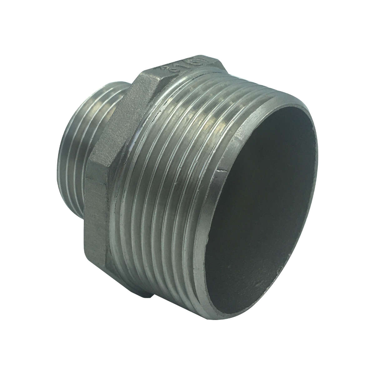 Nypel redukcyjny 1 1/2” x 1" – stal nierdzewna kwasoodporna Nypel redukcyjny 1 1/2” x 1" – stal nierdzewna kwasoodporna