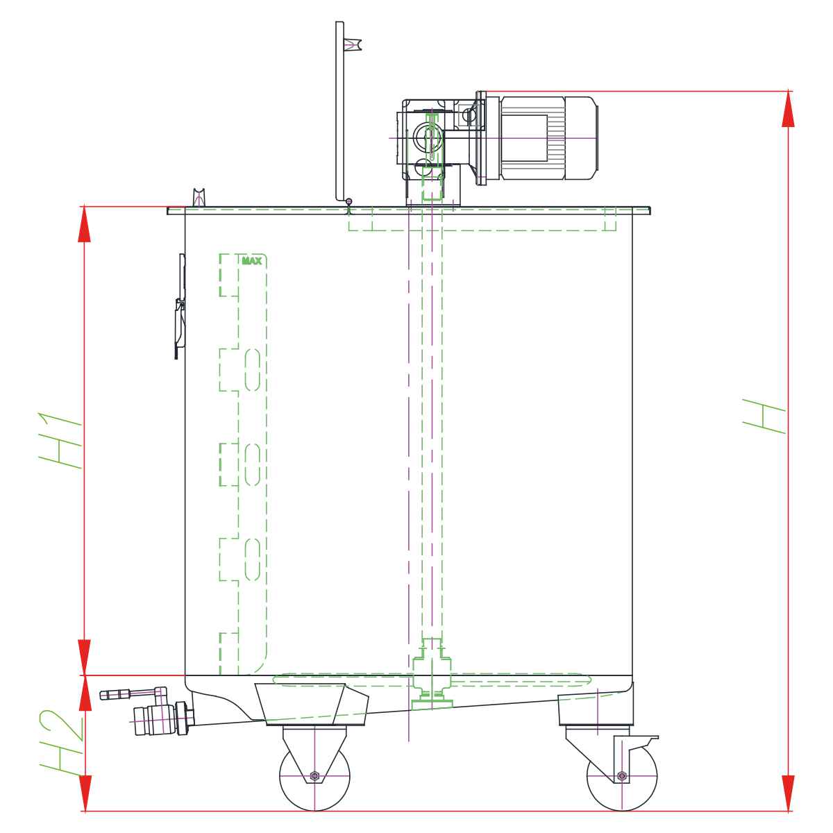 zbiorniki mieszające Letina M - MIXING TANK zbiorniki mieszające Letina M - MIXING TANK