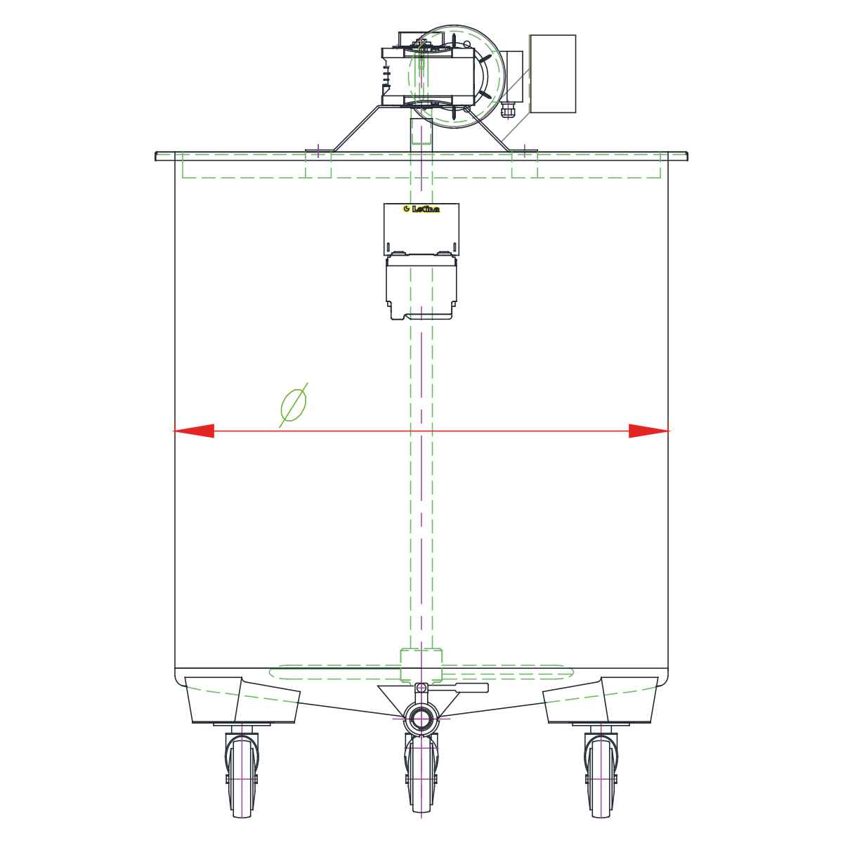zbiorniki mieszające Letina M - MIXING TANK zbiorniki mieszające Letina M - MIXING TANK