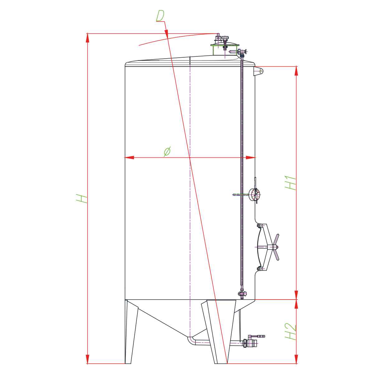 zbiornik do oliwy Letina ZU- OLIVE OIL STORAGE TANK zbiornik do oliwy Letina ZU- OLIVE OIL STORAGE TANK
