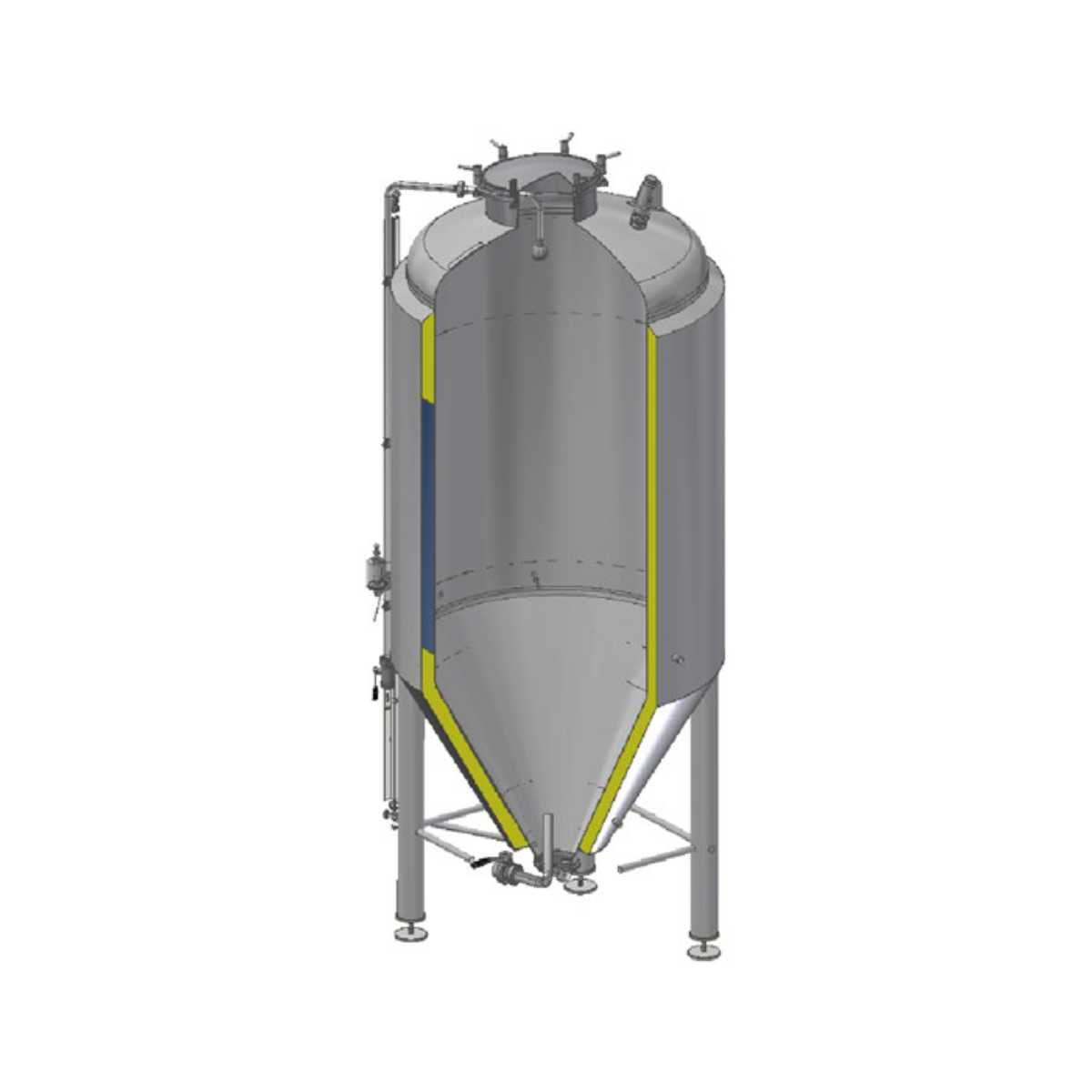 zbiornik do produkcji piwa Letina ZB- CONICAL FERMENTER zbiornik do produkcji piwa Letina ZB- CONICAL FERMENTER
