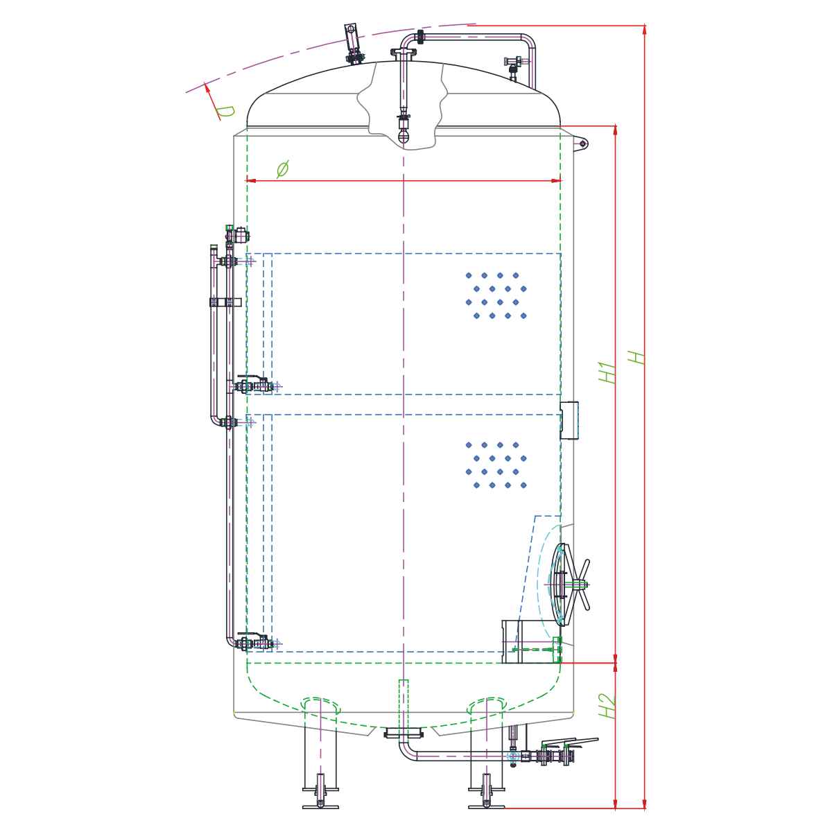 zbiornik do produkcji piwa Letina ZBB - BRITE TANK zbiornik do produkcji piwa Letina ZBB - BRITE TANK