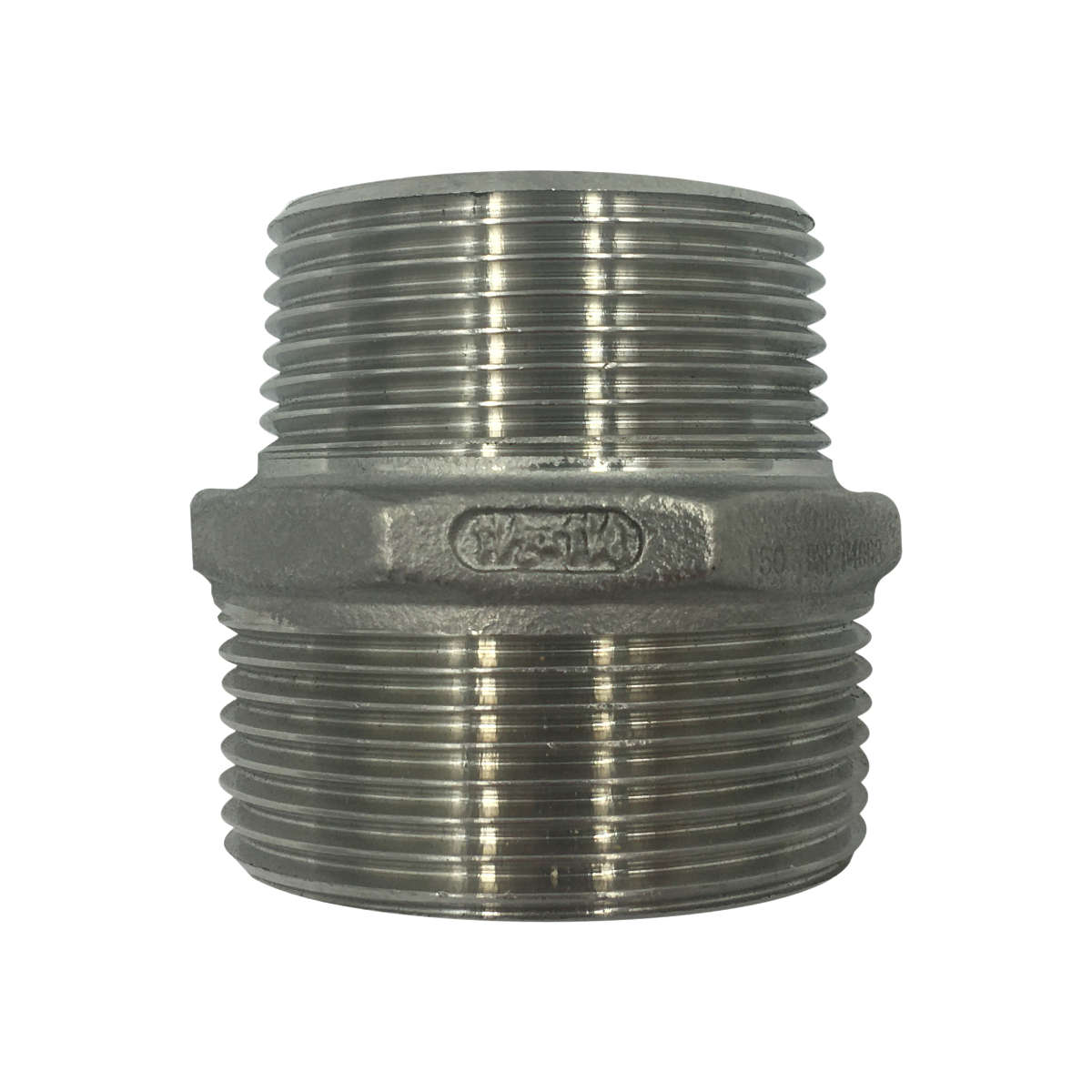 Nypel redukcyjny 1 1/2” x 1 1/4" – stal nierdzewna kwasoodporna Nypel redukcyjny 1 1/2” x 1 1/4" – stal nierdzewna kwasoodporna