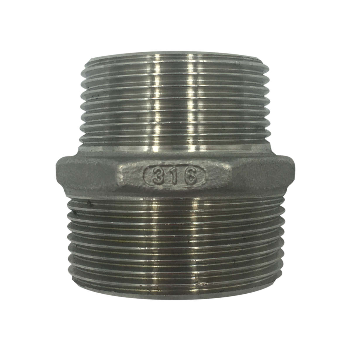 Nypel redukcyjny 1 1/2” x 1 1/4" – stal nierdzewna kwasoodporna Nypel redukcyjny 1 1/2” x 1 1/4" – stal nierdzewna kwasoodporna