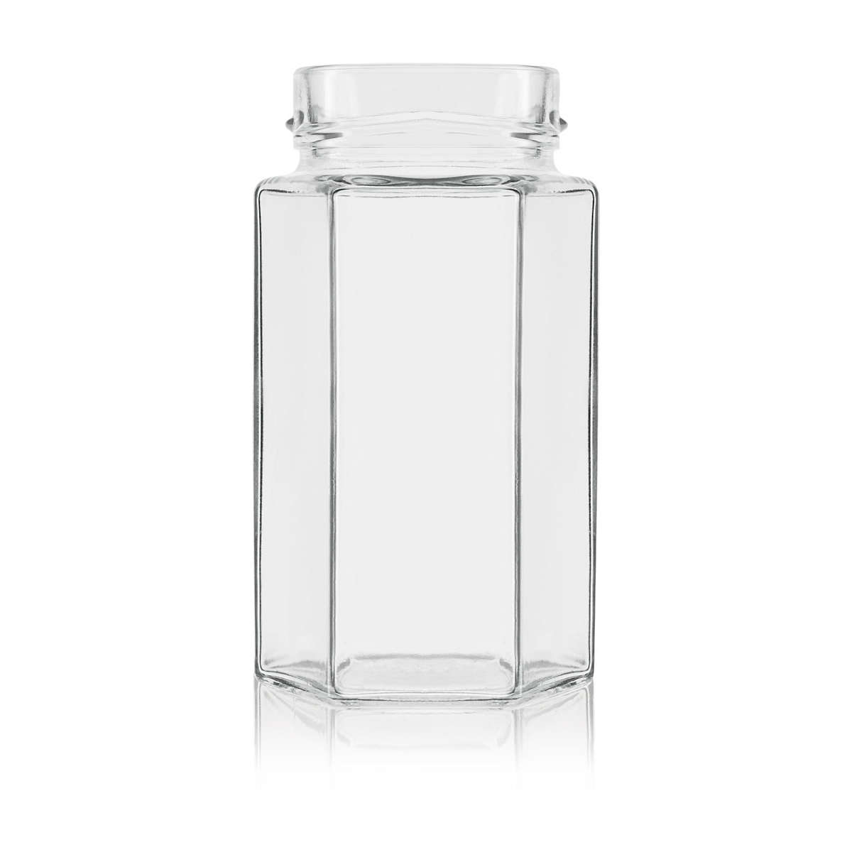 Słoik szklany TO58 280 ml Hexagonalny WYPRZEDAŻ Słoik szklany TO58 280 ml Hexagonalny WYPRZEDAŻ