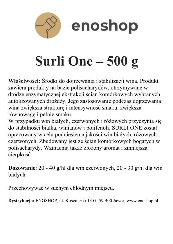 Surli One – 500 g Surli One – 500 g