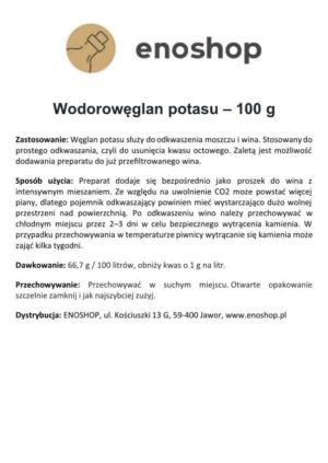 Wodorowęglan potasu 100 g