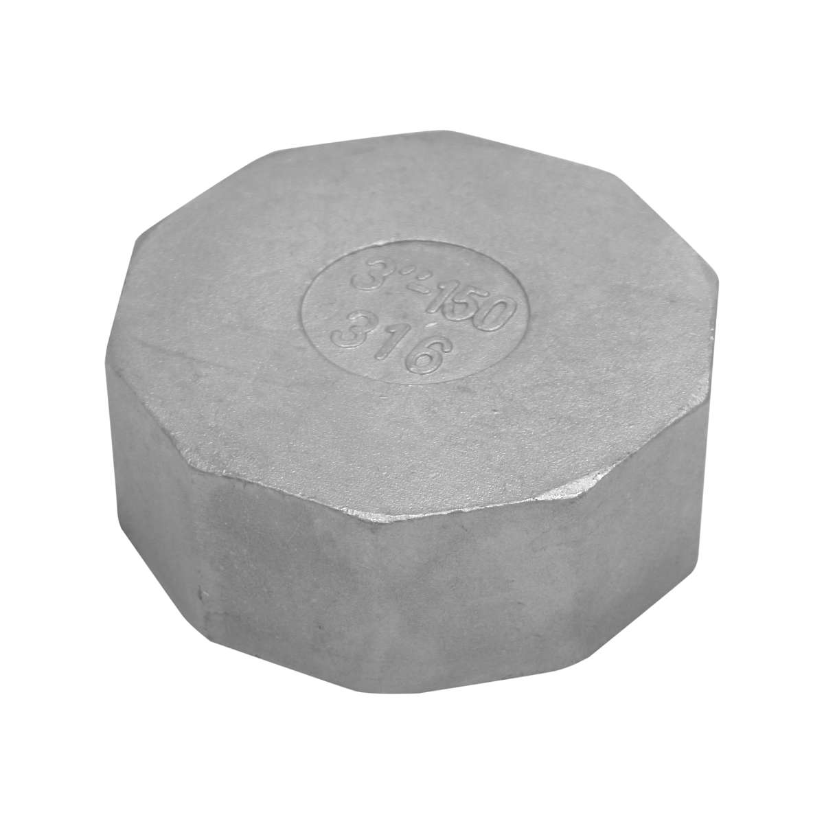 Zaślepka - korek nierdzewny 3" - AISI 316 Zaślepka - korek nierdzewny 3" - AISI 316