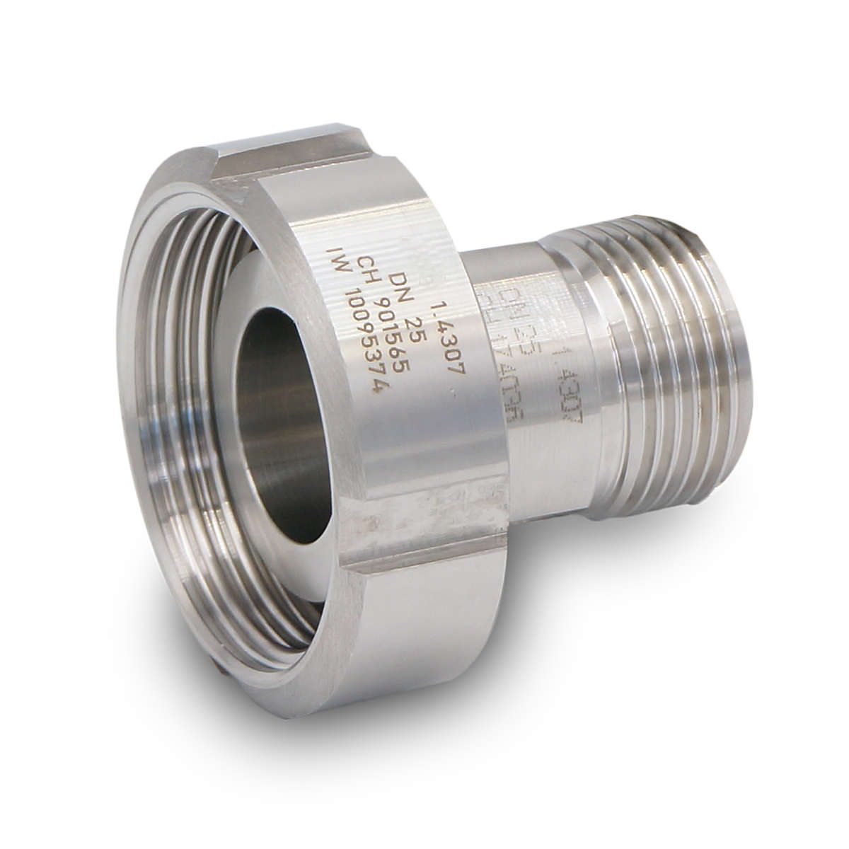 Adapter DIN11851 DN25/1" BSP (stożek/GZ) Adapter DIN11851 DN25/1" BSP (stożek/GZ)