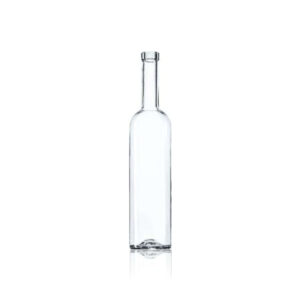 butelka na wódkę, nalewki BORDOLESE FUTURA 30 cm 500 ml bezbarwna - na korek