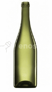 butelka na wino BURGUNDER EVOLUTION oliwka 750 ml - na korek