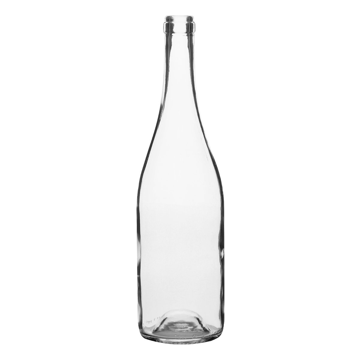 butelka na wino BURGUNDER EVOLUTION 750 ml bezbarwna - na korek butelka na wino BURGUNDER EVOLUTION 750 ml bezbarwna - na korek