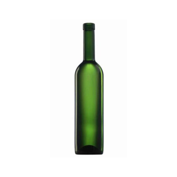 butelka na wino Bordeaux TOP 750 ml oliwkowa - na korek