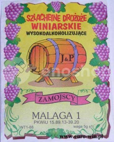 Drożdże winiarskie Malaga 1 - 5g