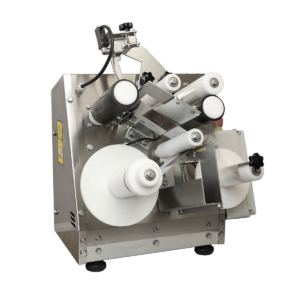 Półautomatyczna etykieciarka ETC215 – kompaktowe rozwiązanie do etykietowania butelek