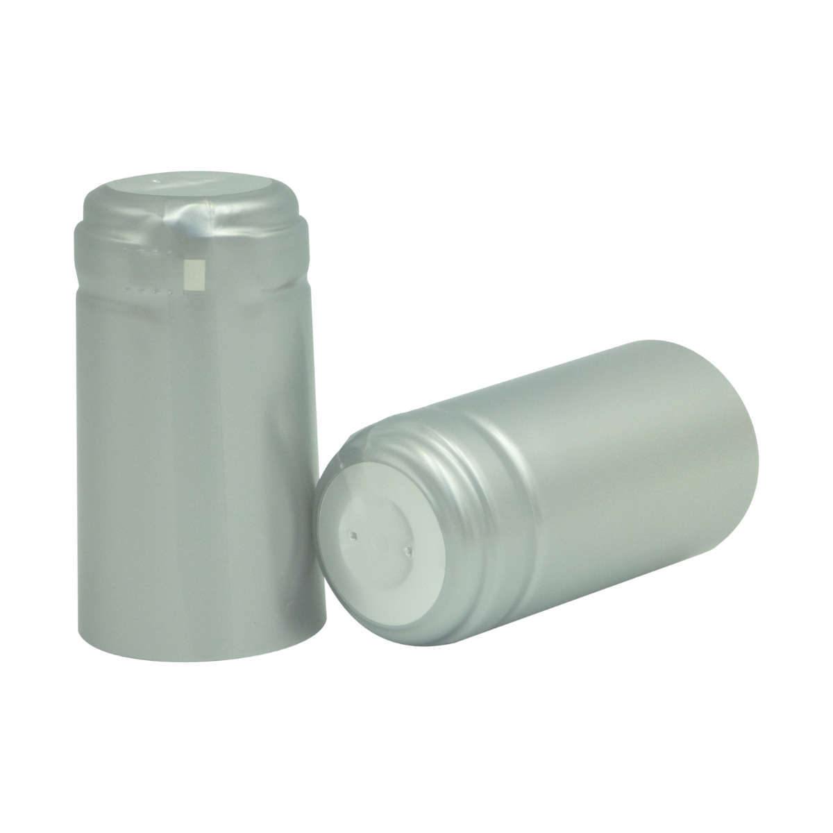 Kapturki termokurczliwe 30,5x60 mm SREBRNE - ze zrywką Kapturki termokurczliwe 30,5x60 mm SREBRNE - ze zrywką