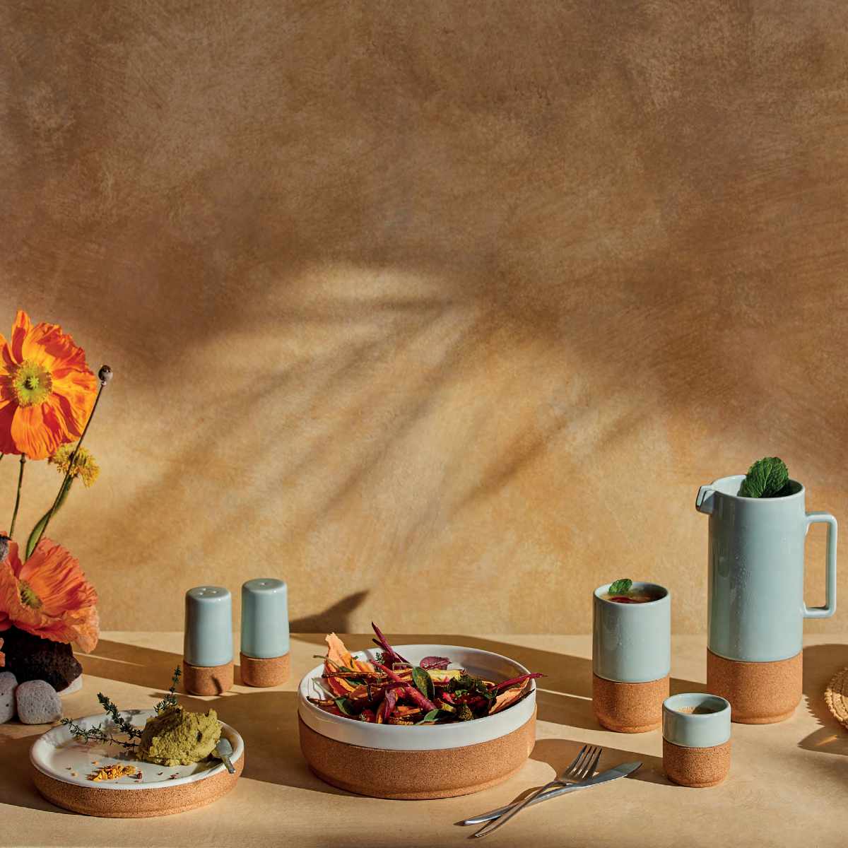 Dzbanek wysoki zielony Dzbanek wysoki zielony