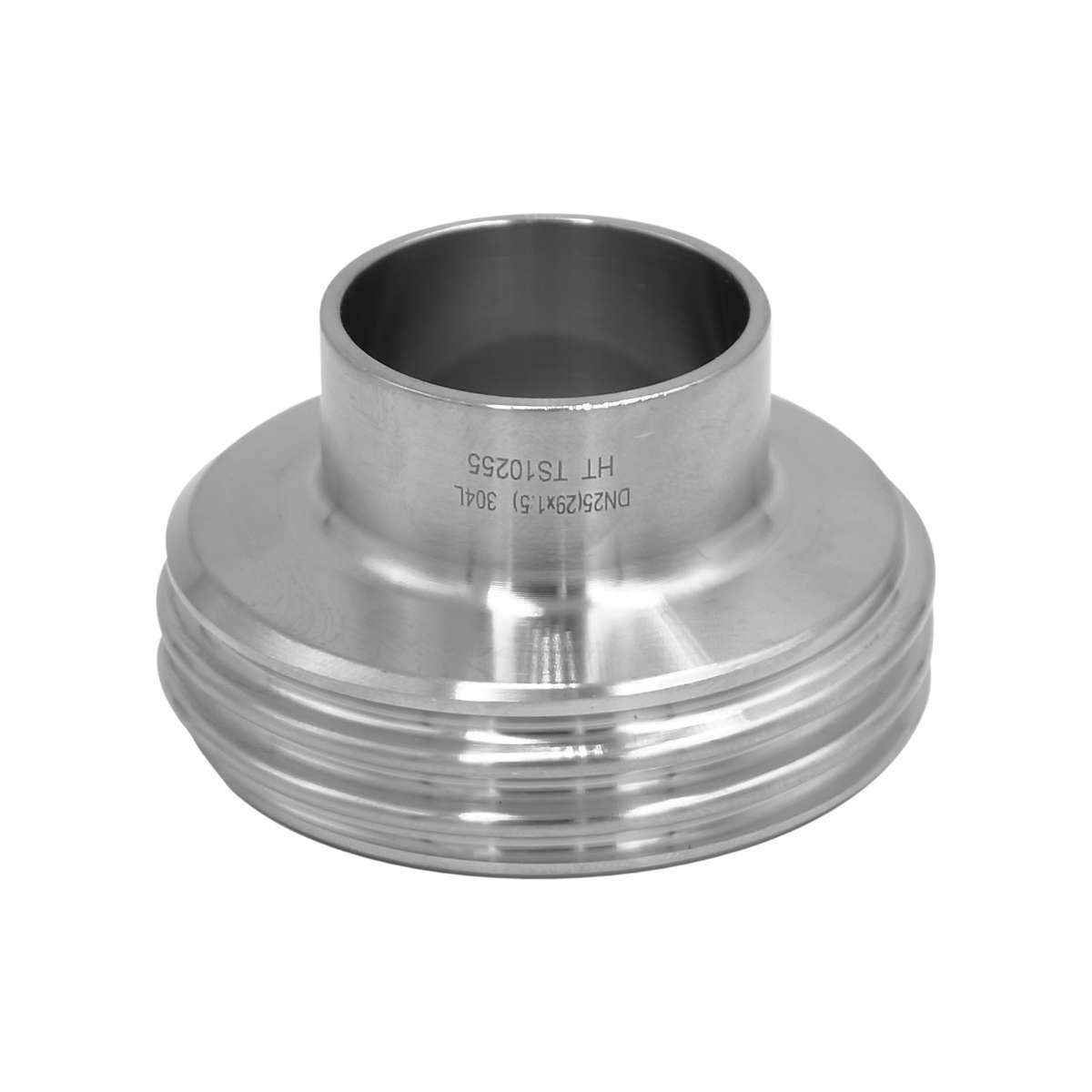 Końcówka gwintowana długa DN25 DIN 11851 - złącze spożywcze Końcówka gwintowana długa DN25 DIN 11851 - złącze spożywcze