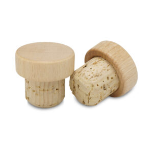 Naturalne korki AMORIM TOP SERIES do wódek i nalewek z drewnianą główką 34x12/23 mm Naturalne korki AMORIM TOP SERIES do wódek i nalewek z drewnianą główką 34x12/23 mm