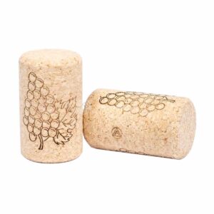 Naturalne korki do wina AMORIM NEUTROCORK 38x23,5 - z motywem winorośli