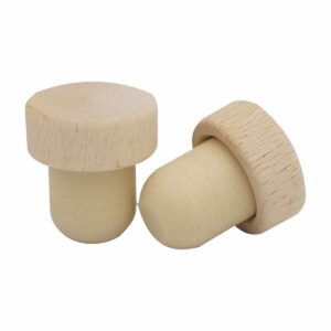 Korki syntetyczne do wódek i nalewek z drewnianą główką 29x12/19,5 mm Korki syntetyczne do wódek i nalewek z drewnianą główką 29x12/19,5 mm