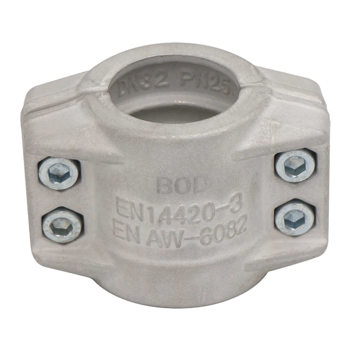 Obejma skorupowa 32 x 5 mm aluminiowa Obejma skorupowa 32 x 5 mm aluminiowa