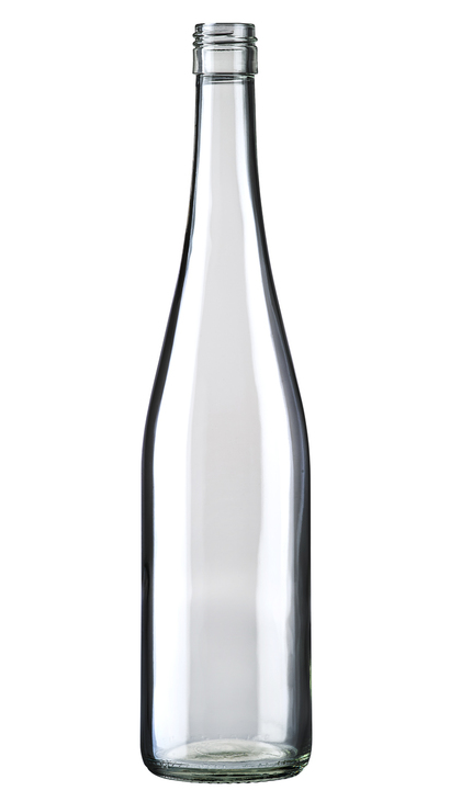 Butelka do wina RHEINWEIN 330 bezbarwna - 750ml - na zakrętkę Butelka do wina RHEINWEIN 330 bezbarwna - 750ml - na zakrętkę