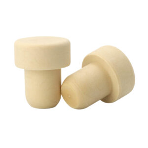 Korek syntetyczny SUPER-T 19×20 mm – estetyczne zamknięcie do destylatów i nalewek 100 sztuk