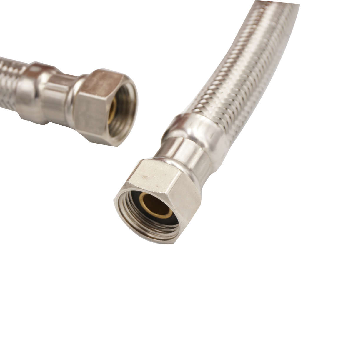 Wąż w oplocie nierdzewnym 1/2", Φ - 13 mm, L - 100 cm Wąż w oplocie nierdzewnym 1/2", Φ - 13 mm, L - 100 cm