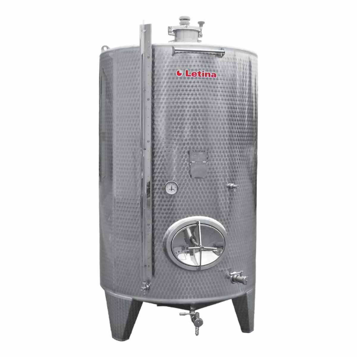 Letina Z 1500 l - zbiornik typu zamkniętego do wina i destylatów ze stali nierdzewnej z płaszczem Letina Z 1500 l - zbiornik typu zamkniętego do wina i destylatów ze stali nierdzewnej z płaszczem